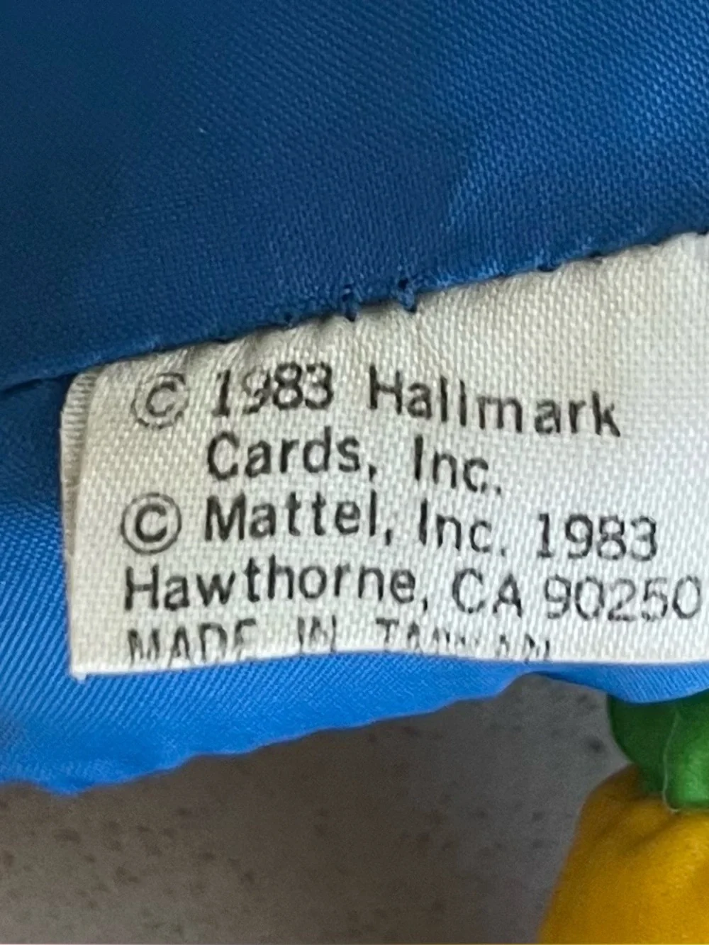 Vintage 80’s 1983 Hallmark Rainbow Brite 12” Doll Original Plush Mattel